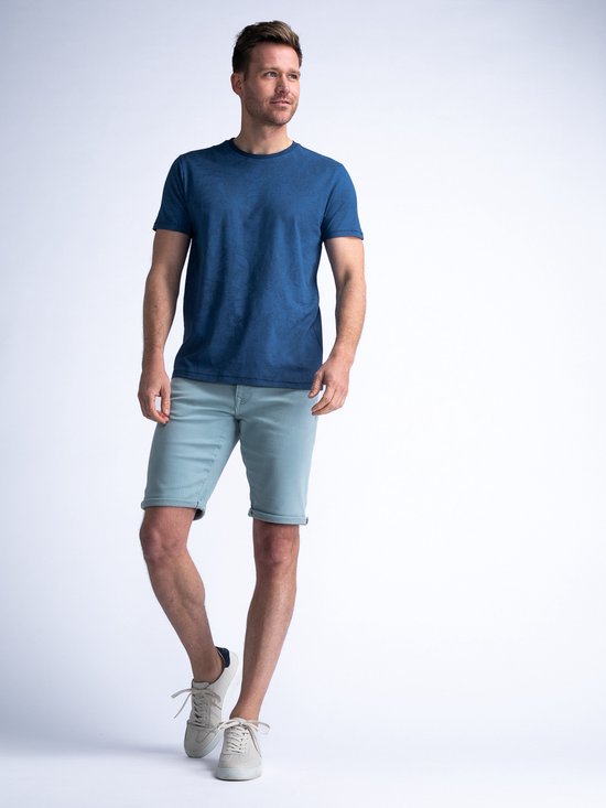 Petrol Industries - Heren Jackson Gekleurde Denim Short Sungreet - Blauw - Maat XXXL