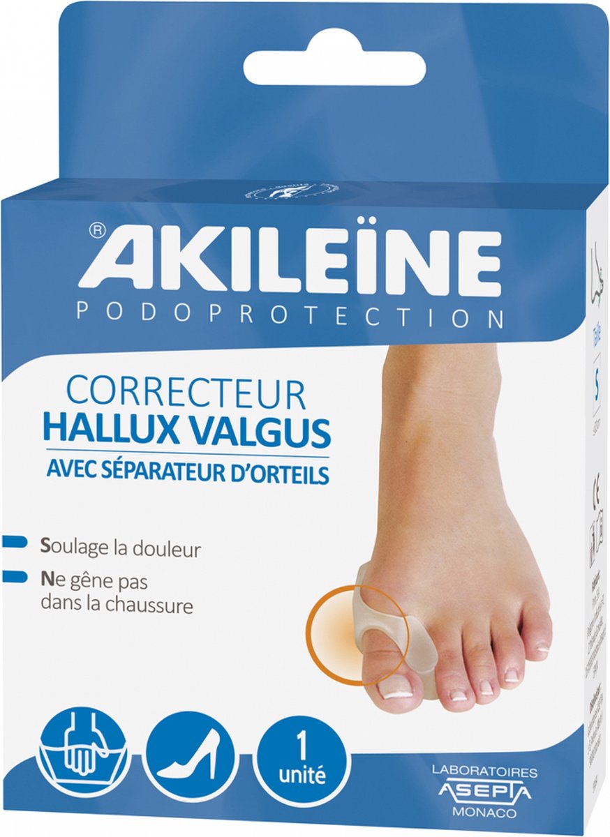 Goedkoopste Akileïne Podoprotection Hallux Valgus Corrector met Teenseparator