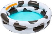 Swim Essentials Babyzwembadje Opblaasbaar - Zwembad Baby - Koeienprint - Ø 60 cm