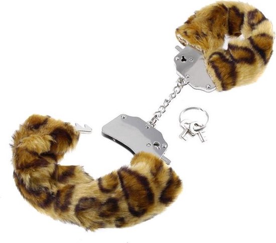 Go Go Gadget - Pluche handboeien - bdsm - beginner - erotische speeltjes - Tijgerprint
