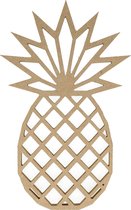 Silhouet ananas - 15,5x25 cm - MDF - Silhwood
