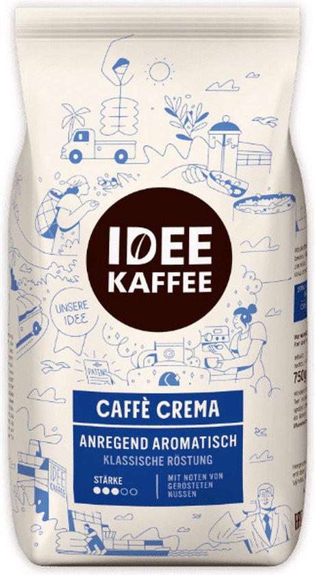 Idee Kaffee Caffè Crema - koffiebonen - 750 gram