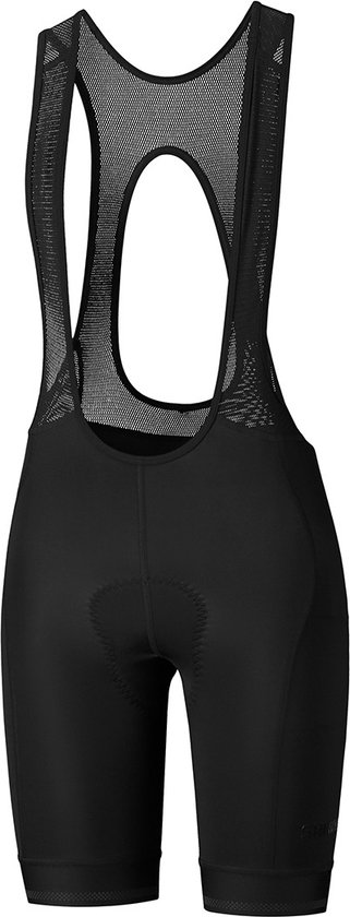INBIKE Dames Fiets Salopette 3D Gepolsterd Sneldrogend Zomer UV Bescherming Hoge Taille Anti-Slip RAY, Blauw, M Slank Kort