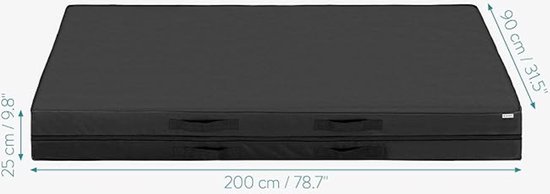 matrasbeschermer hoes voor matrassen - 90 x 200 x 25 cm - Opbergzak bescherming tegen stof, vuil en schimmel - Stevig en ademend materiaal
