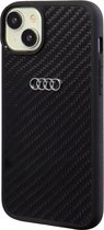 Coque rigide Audi iPhone 15 Plus - Série Q8 - Zwart