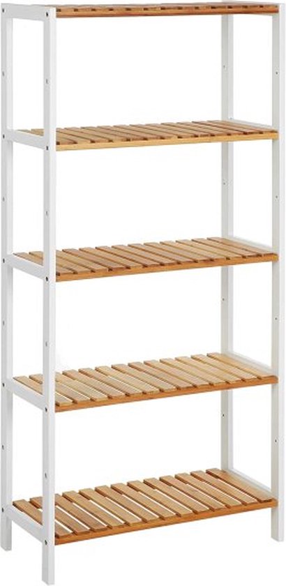 Bobbel Home - Opbergrek- Bamboe - 5 Planken | Leen Bakker