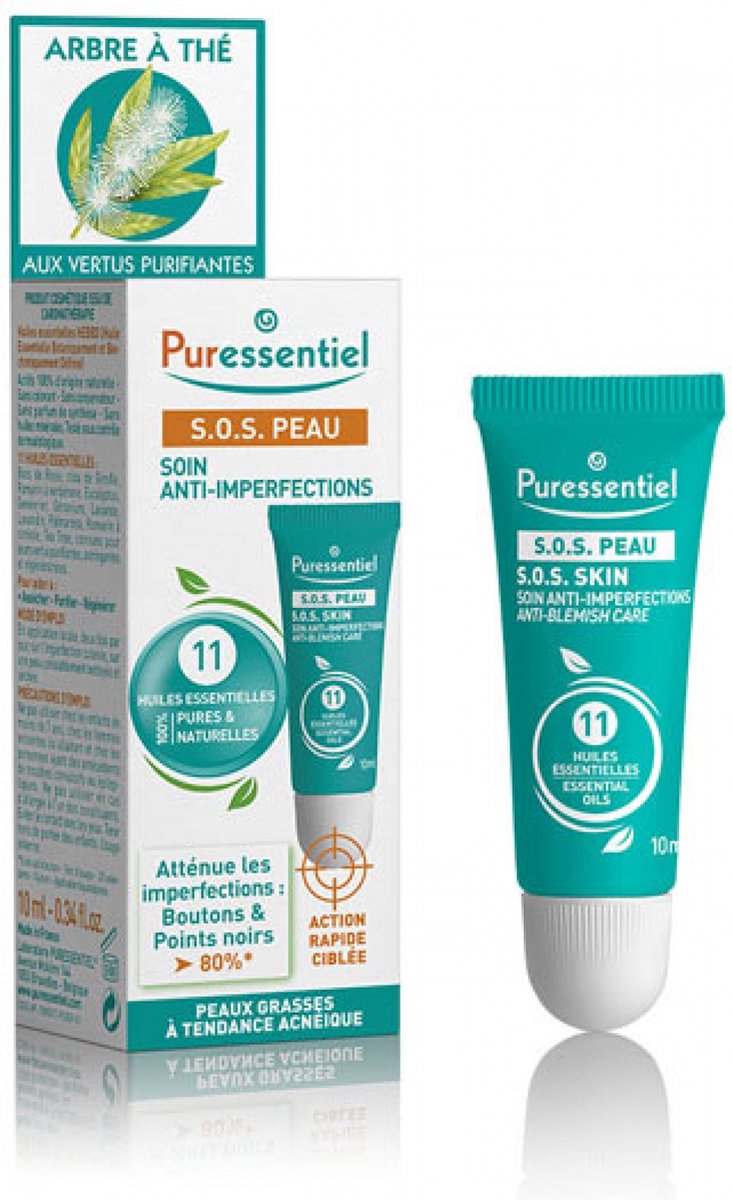 Puressentiel SOS Skin Anti-Imperfection Care met 11 Essentiële Oliën 10 ml