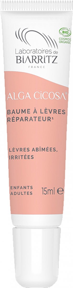 Laboratoires de Biarritz Alga Cicosa Biologische Herstellende Lippenbalsem 15 ml
