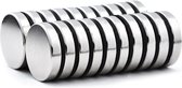 Brute Strength - Super sterke magneten - Rond - 25 x 5 mm - 20 Stuks - Let op: Extra sterk - Neodymium magneet sterk - Voor koelkast - whiteboard