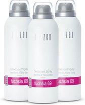 JANZEN Deodorant Spray Fuchsia 69 3-pack