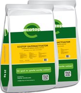 Ecotop Gazonactivator - (2x 25kg) 50kg - verrijkt met humuszuren - gazonmeststof voor 1000 m2