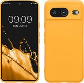 kwmobile telefoonhoesje geschikt voor Google Pixel 8 - Hoesje voor smartphone - Precisie camera uitsnede - TPU back cover in fruitig oranje