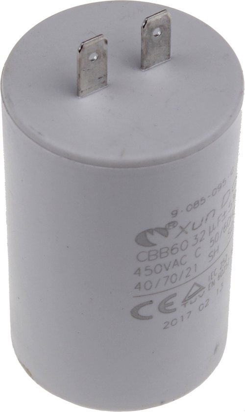 Lumonic Condensateur De Démarrage Hydra MKP-500 10-C [incl. Câble 40cm] | Condensateur Moteur 10µF 470V 35x90mm I Condensateur Avec Boîtier Métallique