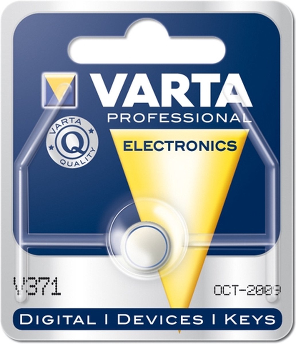 Varta Klein huishoudelijke accessoires V371 horloge batterij - Knoopcel