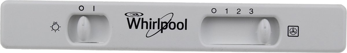 WHIRLPOOL - SCHAKELAARAFDEKKING / BEDIENINGSPANEEL SCHAKELAAR - 481245249527