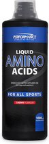 Performance - Amino Liquid (Cherry - 1000 ml) - BCAA - Proteine - Eiwit - Vitamine B6 - Aminozuren - Vloeibaar