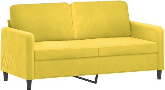 vidaXL-Tweezitsbank-140-cm-fluweel-geel