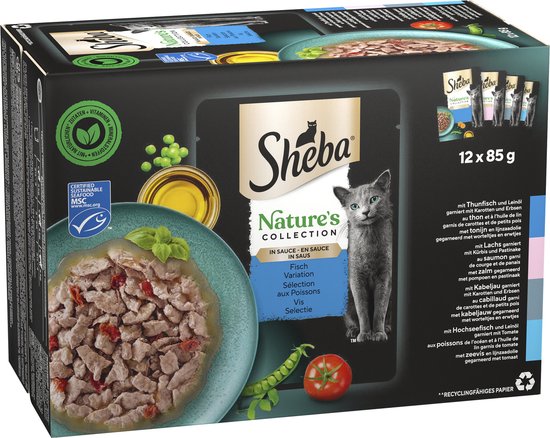 Sheba Mini Filets in Saus Kip - Kalkoen 85 gr