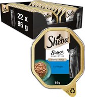 Sheba Sauce Lover Tub - Thon - Nourriture pour chats - 22 x 85 g