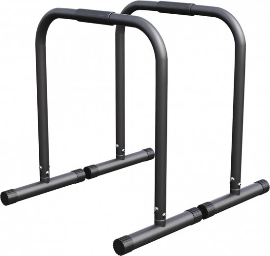 Gorilla Sports Dip Bars - Parallettes - Push up stand bar -Zwart