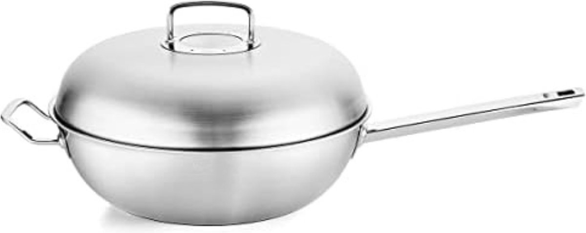 Wokpan 32 CM - Wokpan Met Deksel - Wokpan Inductie