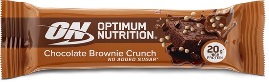 Optimum Nutrition Protein Crunch Bars - Crunchy Chocolate Brownie Proteine Repen - Vegetarisch - 10 Eiwitrepen (650 gram) van Merkloos — afbeelding 5