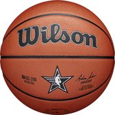 Wilson NBA All-Star 2024 Indianapolis Replica Ball WZ2015501XB, Unisex, Oranje, basketbal, maat: 7