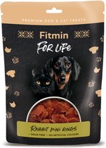 Fitmin For Life Konijnenringen snoepjes voor honden en katten 6 x 70 g