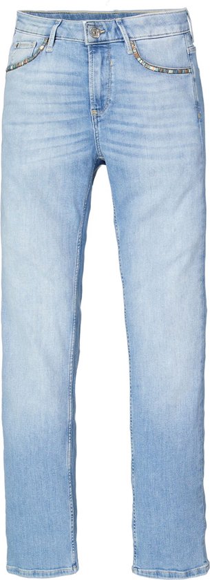 GARCIA N40313 Dames Straight Fit Jeans Blauw - Maat W28 X L30
