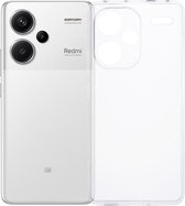 Transparant Dun TPU Hoesje Geschikt voor Xiaomi Redmi Note 13 Pro Plus | Back Cover | Lichtgewicht | Ultra Dun Hoesje | Flexibel | Zacht TPU | Doorzichtig