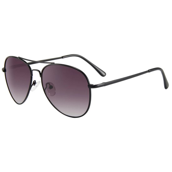 Fako Sunglasses® - Pilotenbril - Piloot Zonnebril - Heren Zonnebril - Dames Zonnebril - Model Bruce - Zwart van Fako Sunglasses® — afbeelding 2