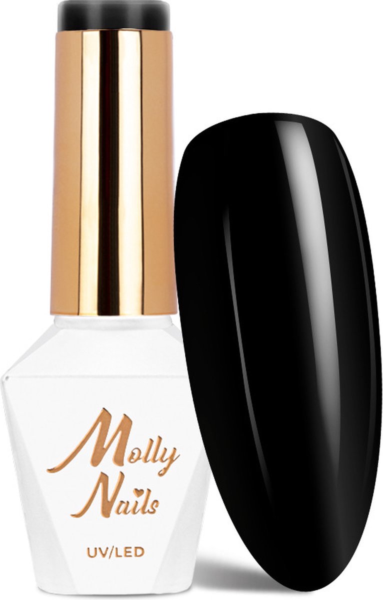 Goedkoopste Molly Nails Gellak Nr 47 Elite Woman Heartbreaker - Hema/Di-Hema vrij - gellak - gelpolish - nagels - nagelstyliste - manicure - nagelverzorging - lak - gelnagels - gel - polish - 8 gr - Caramdia