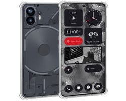 Geschikt voor Nothing Phone 2 - Hoesje - Shock Proof Case – Cover Transparant