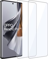 2x Geschikt voor OPPO Reno 10 Pro - Screenprotector - Beschermglas - GuardCover