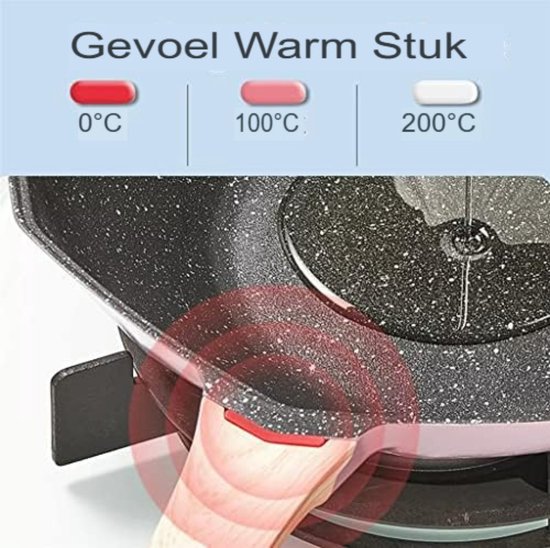 Wok Inductie Pan, Pan 32 Cm, Ijzeren Pan Gemaakt Van 100% Koolstofstaal Met Afneembare Houten Handgreep, Vlakke Bodem Voor Elektrische, Inductie En Gasfornuizen, Ovenbestendig,32CM Wok Inductie Pan, Pan 32 Cm, Ijzeren Pan Gemaakt Van 100% Koolstofstaal Met Afneembare Houten Handgreep, Vlakke Bodem Voor Elektrische, Inductie En Gasfornuizen, Ovenbestendig,32CM