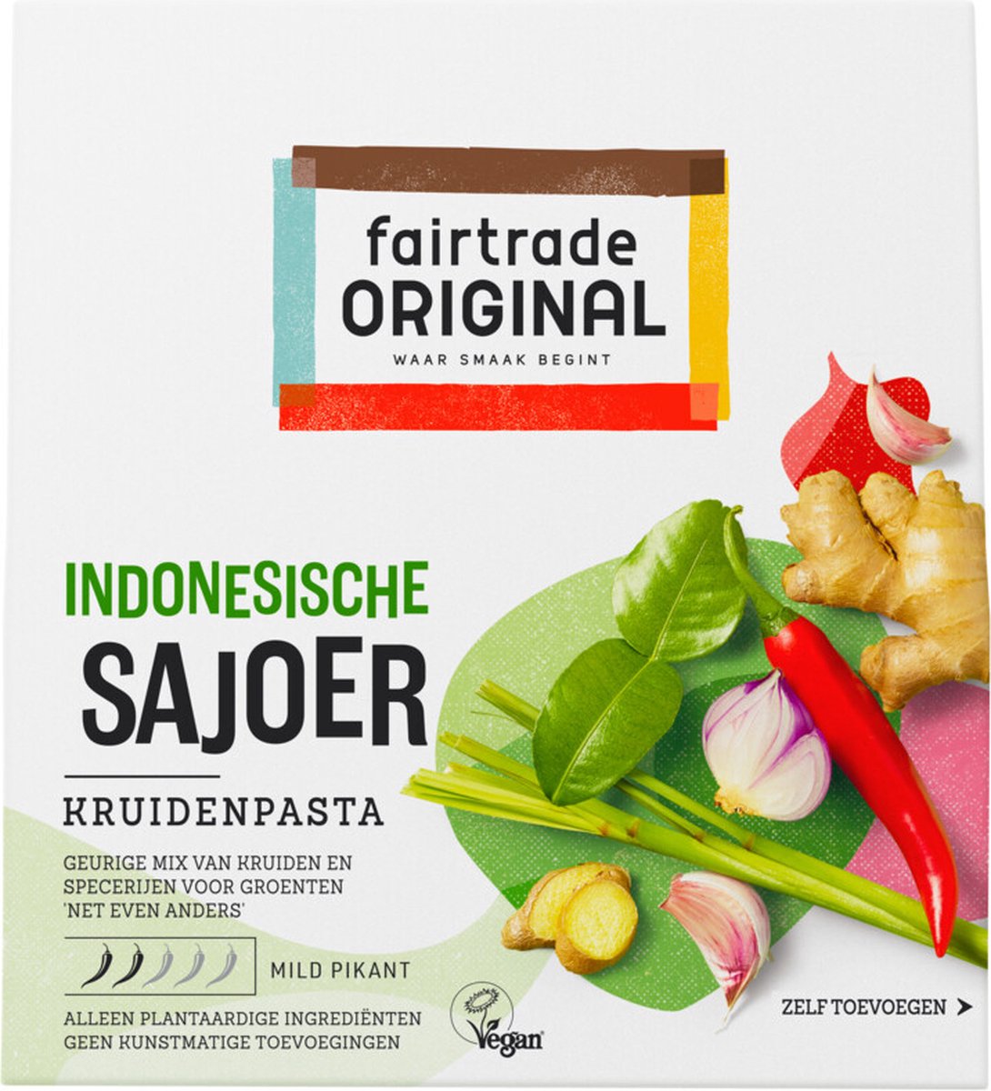 Fairtrade Original Boemboe Sajoer - 3 x 75 gr - Voordeelverpakking