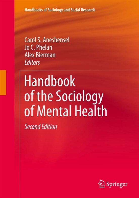 Handbook of the Sociology of Mental Health - cover