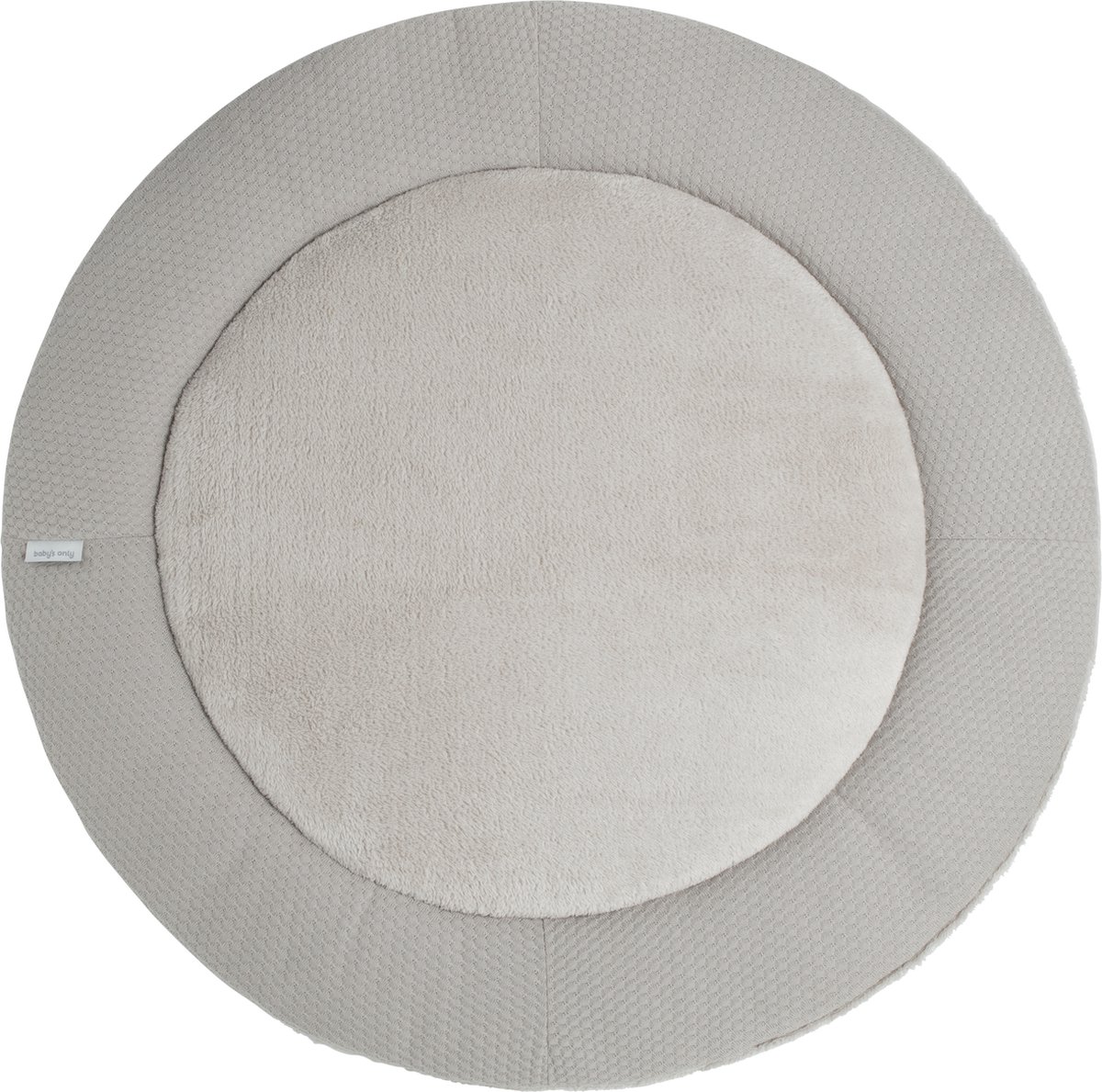 Baby's Only Gebreid boxkleed rond Sky - Parklegger - Speelkleed - Urban Taupe - Ø90 cm - Extra dik - Boxmatras - Tweezijdig te gebruiken