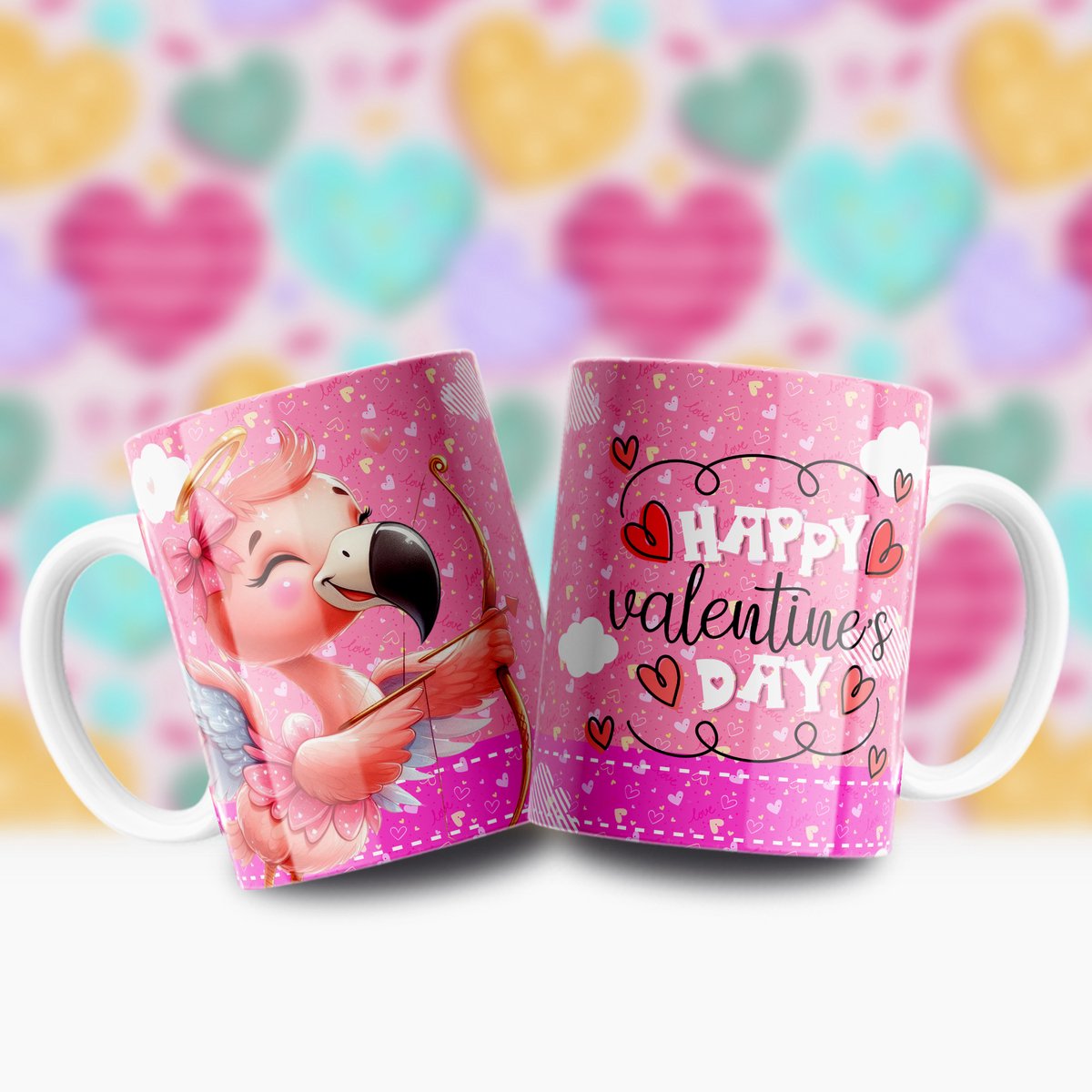 Mok Flamingo Happy Valentine's Day - Valentijnsdag