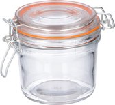 Weckpot met beugelsluiting 350 ml - Voedsel bewaren pot - Klempot - Transparant glas