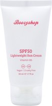 Boozyshop ® Hydraterende Dagcrème SPF50 - Zonnebrand gezicht - Gezichtscrème - Beschermt tegen UVA/UVB en photo-aging- Met Vitamine B5 - Verzacht en kalmeert - Alle huidtypen - 50 ml