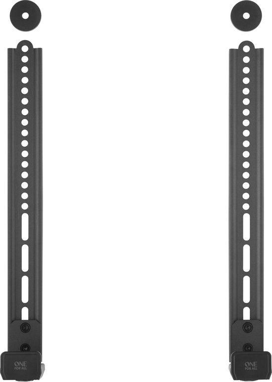 One For All WM5350 Universele soundbar beugels - montage van soundbar aan muurbeugel/TV - zwart van One For All — afbeelding 2