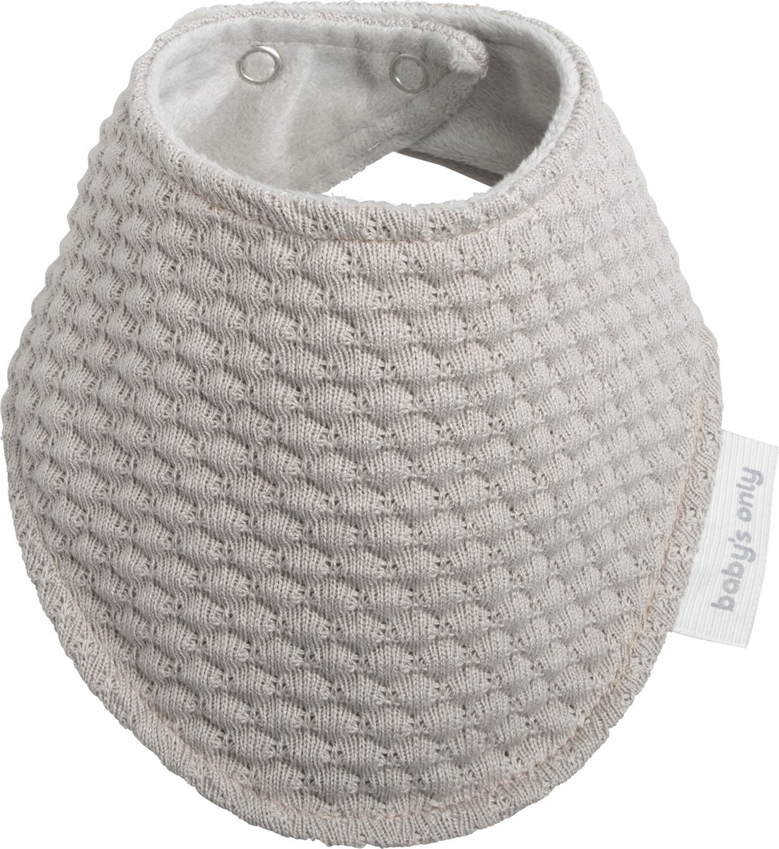 Goedkoopste Baby's Only Bandana slab - Slabber - Urban Taupe - 0-8 maanden - Verstelbaar in twee maten