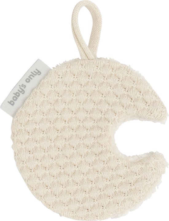 Baby's Only Gebreid speendoekje - Speenknuffel maan Sky - Warm Linen