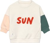 Lässig Kids Sweater GOTS Little Gang Sun milky, 4-6 jaar, maat 110/116