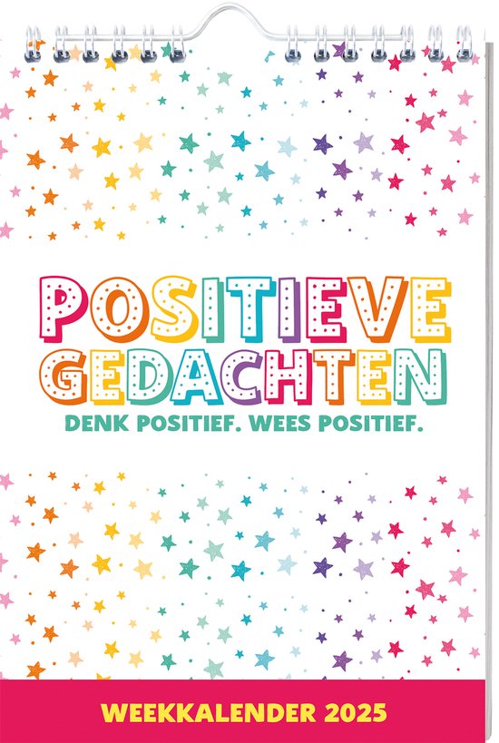 Positieve gedachten weekkalender 2025 bol