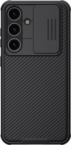 Nillkin Geschikt voor Samsung Galaxy S24 Plus - CamShield Hoesje Camera Slider Zwart