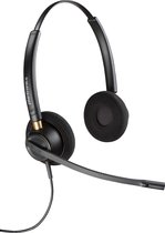 POLY EncorePro 520 Binaural Headset +Quick Disconnect Bedraad Hoofdband Oproepen/muziek Zwart