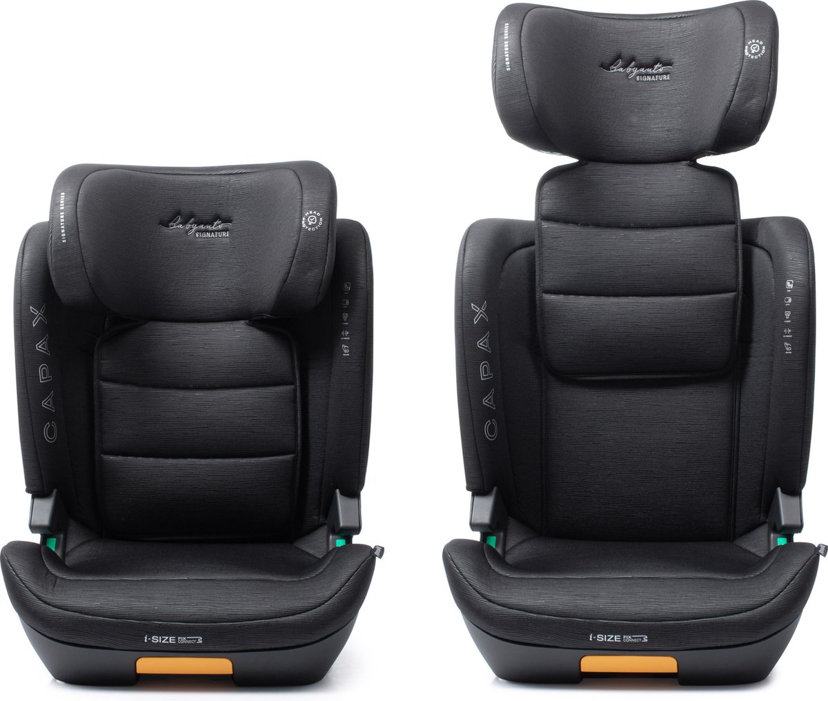 BabyAuto Capax Autostoel i-Size - Met Isofix - 15 tot 36 kg - 4 tot 12 Jaar - Verstelbare hoofdsteun - Groep 2/3 - Kleur Zwart – foto 2