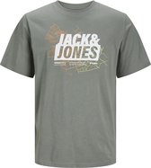 JACK&JONES PLUS JCOMAP LOGO TEE SS CREW NECK PLS Heren T-shirt - Maat EU2XL US1L